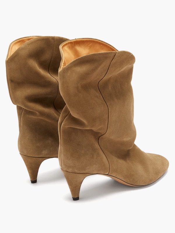 Dernee suede ankle boots LangShop