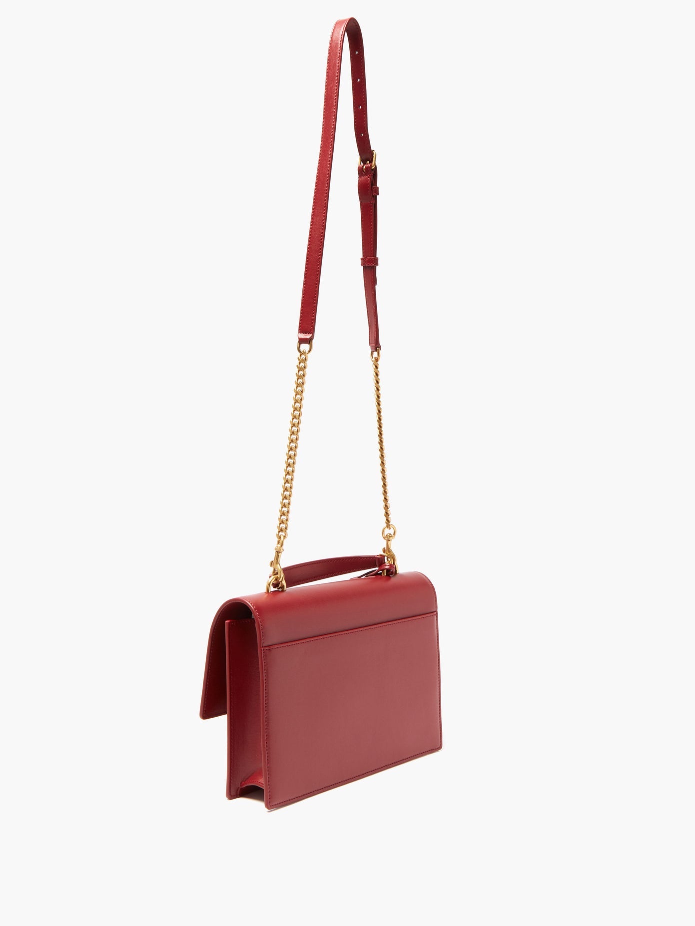 Saint Laurent Medium Sunset Shoulder Bag - Red – Chicago Pawners